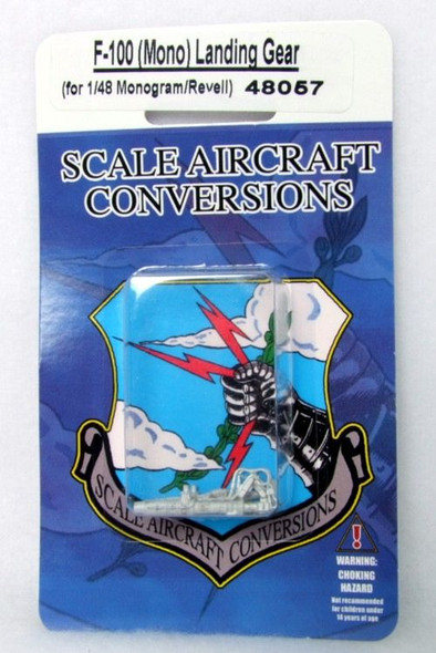 SAC48057 1:48 Scale Aircraft Conversions - F-100 Super Sabre Landing Gear (REV/MON kit) #48057