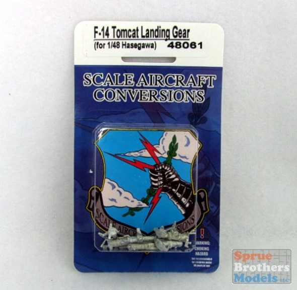 SAC48061 1:48 Scale Aircraft Conversions - F-14 Tomcat Landing Gear (HAS kit) #48061