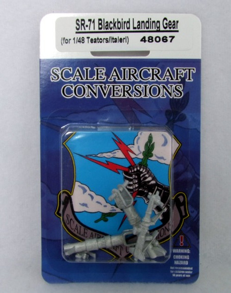 SAC48067 1:48 Scale Aircraft Conversions - SR-71 Blackbird Landing Gear (TES/ITA kit) #48067