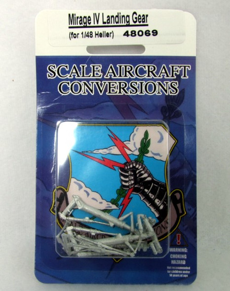 SAC48069 1:48 Scale Aircraft Conversions - Mirage IV Landing Gear (HEL kit) #48069