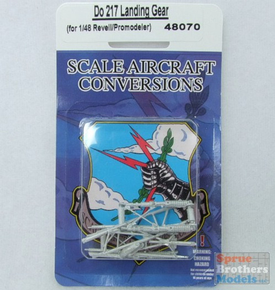 SAC48070 1:48 Scale Aircraft Conversions - Dornier Do 217 Landing Gear (REV kit) #48070
