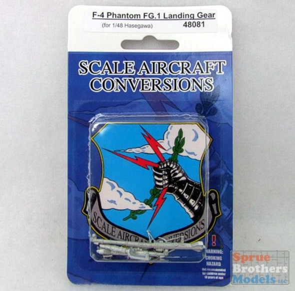 SAC48081 1:48 Scale Aircraft Conversions - F-4 Phantom FG.1 Landing Gear (HAS kit) #48081