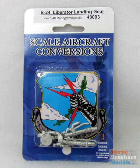SAC48093 1:48 Scale Aircraft Conversions - B-24 Liberator Landing Gear (REV/MON kit) #48093