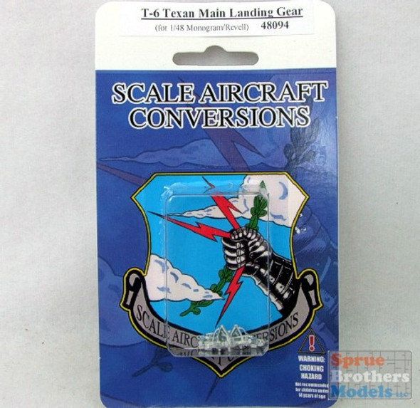 SAC48094 1:48 Scale Aircraft Conversions - T-6 Texan Main Landing Gear (REV kit) #48094