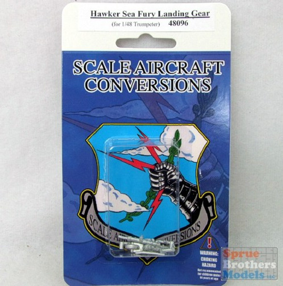 SAC48096 1:48 Scale Aircraft Conversions - Hawker Sea Fury Landing Gear (TRP kit) #48096
