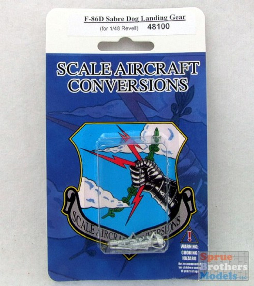 SAC48100 1:48 Scale Aircraft Conversions - F-86D Sabre Dog Landing Gear (REV kit) #48100