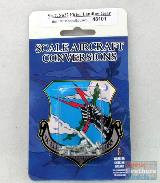 SAC48101 1:48 Scale Aircraft Conversions - Su-7 Su-22 Fitter Landing Gear (EDU/KOP kit) #48101
