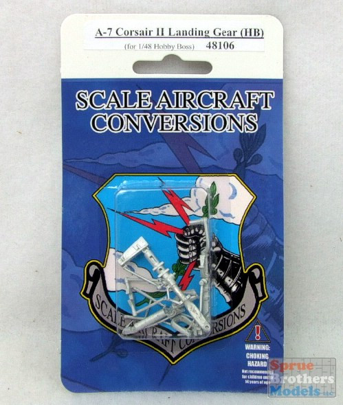 SAC48106 1:48 Scale Aircraft Conversions - A-7 Corsair II Landing Gear (HBS kit) #48106