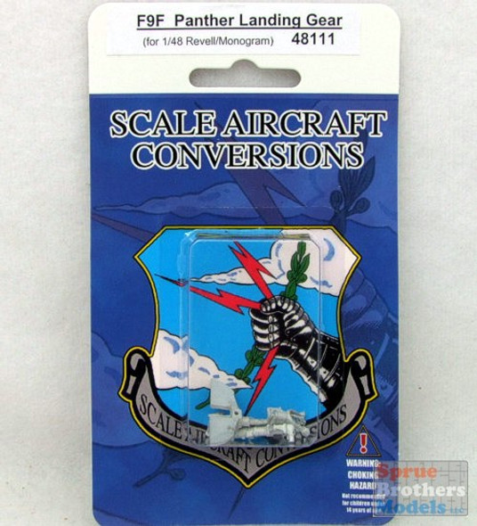 SAC48111 1:48 Scale Aircraft Conversions - F9F Panther Landing Gear (REV kit) #48111