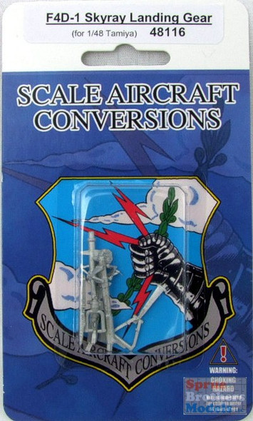 SAC48116 1:48 Scale Aircraft Conversions - F4D-1 Skyray Landing Gear (TAM kit) #48116