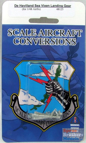 SAC48125 1:48 Scale Aircraft Conversions - DeHavilland Sea Vixen Landing Gear (AFX kit) #48125