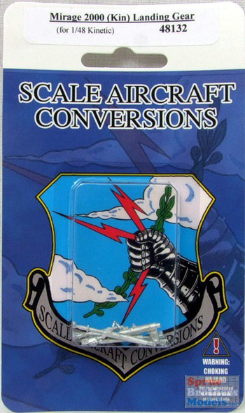 SAC48132 1:48 Scale Aircraft Conversions - Mirage 2000 Landing Gear (KIN kit) #48132