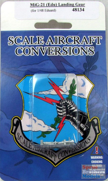 SAC48134 1:48 Scale Aircraft Conversions - MiG-21 Fishbed Landing Gear (EDU kit) #48134