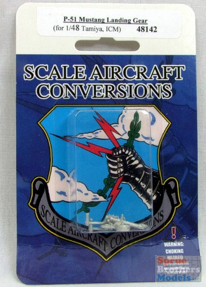 SAC48142 1:48 Scale Aircraft Conversions - P-51 Mustang Landing Gear (TAM/ICM kit) #48142
