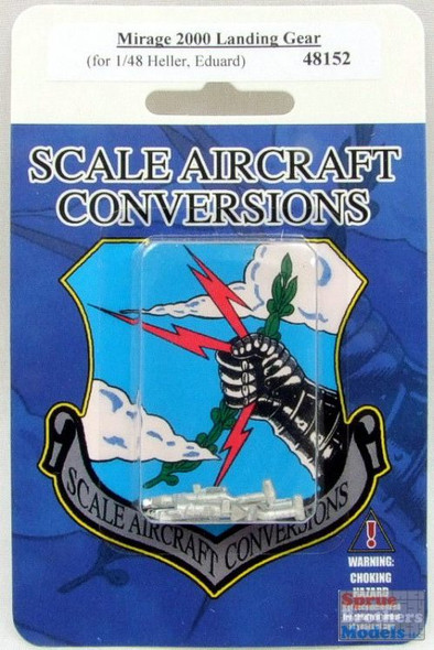 SAC48152 1:48 Scale Aircraft Conversions - Mirage 2000 Landing Gear (HEL/EDU kit) #48152