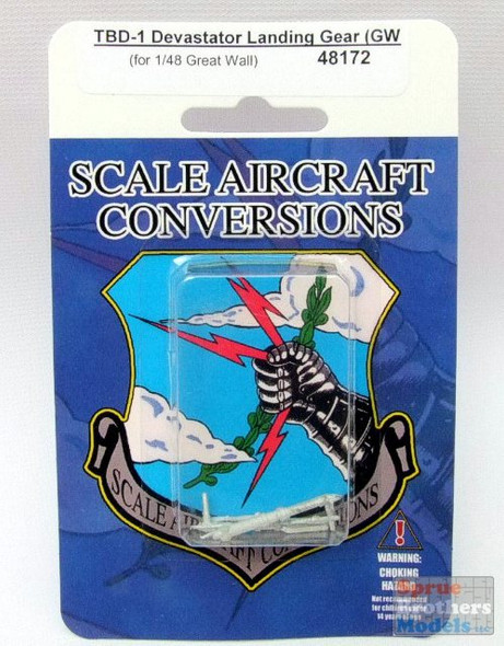 SAC48172 1:48 Scale Aircraft Conversions - TBD-1 Devastator Landing Gear (GWH kit) #48172