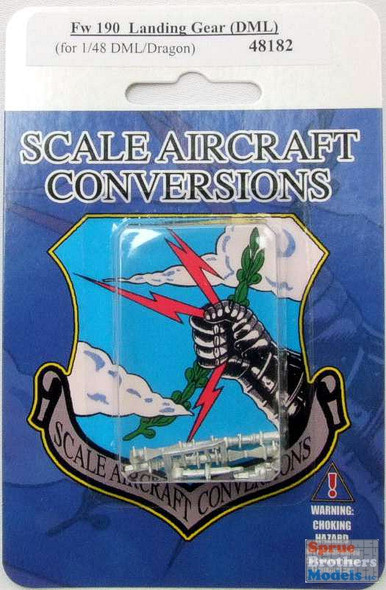 SAC48182 1:48 Scale Aircraft Conversions - Fw 190 Landing Gear (DRA kit)