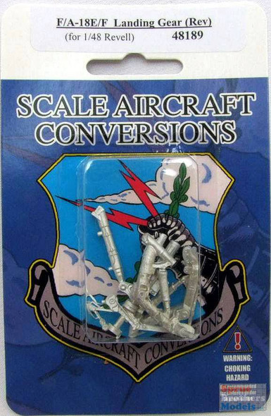 SAC48189 1:48 Scale Aircraft Conversions - F-18E F-18F Super Hornet Landing Gear (REV kit)