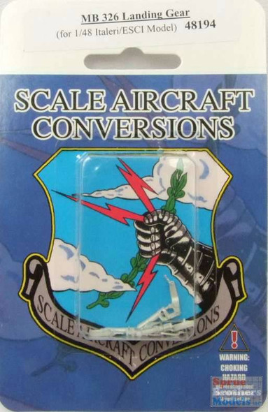 SAC48194 1:48 Scale Aircraft Conversions - MB 326 Landing Gear (ITA/ESC kit)