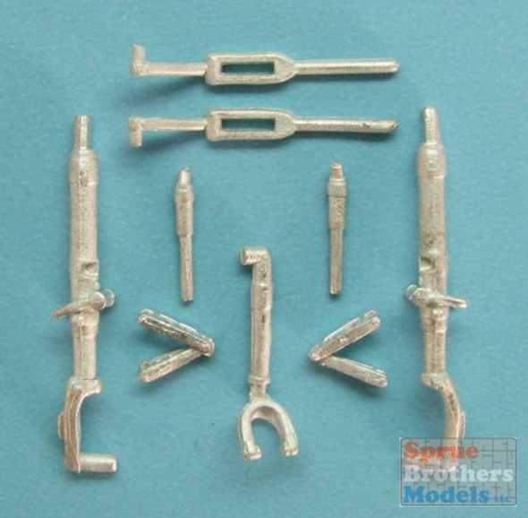 SAC48208 1:48 Scale Aircraft Conversions - Spiteful / Seafang Landing Gear (TRP kit)