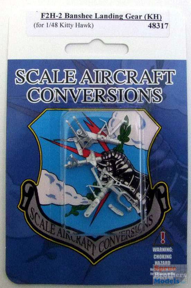 SAC48317 1:48 Scale Aircraft Conversions - F2H-2 Banshee Landing Gear (KTH kit)