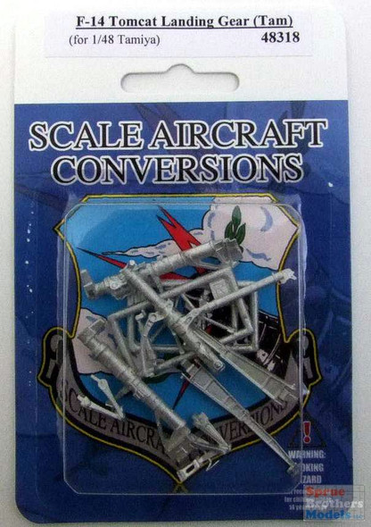 SAC48318 1:48 Scale Aircraft Conversions - F-14 Tomcat Landing Gear (TAM kit)