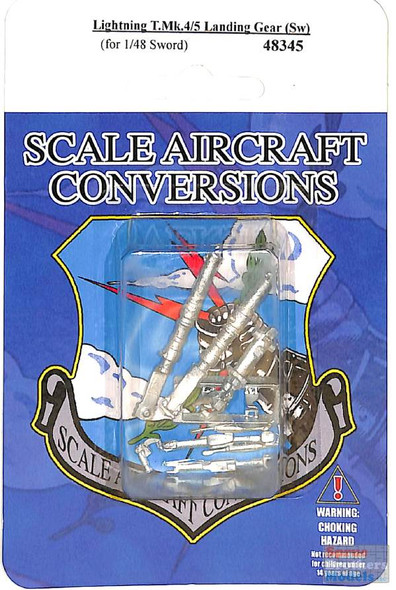 SAC48345 1:48 Scale Aircraft Conversions - Lightning T Mk.4/5 Landing Gear (SWD kit)