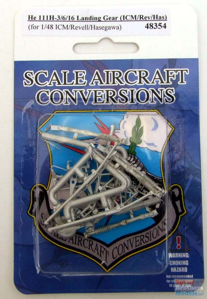 SAC48354 1:48 Scale Aircraft Conversions - He 111H-3/6/16 Landing Gear (ICM/REV/HAS kit)