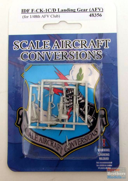 SAC48356 1:48 Scale Aircraft Conversions - IDF F-CK-1C/D Landing Gear (AFV kit)