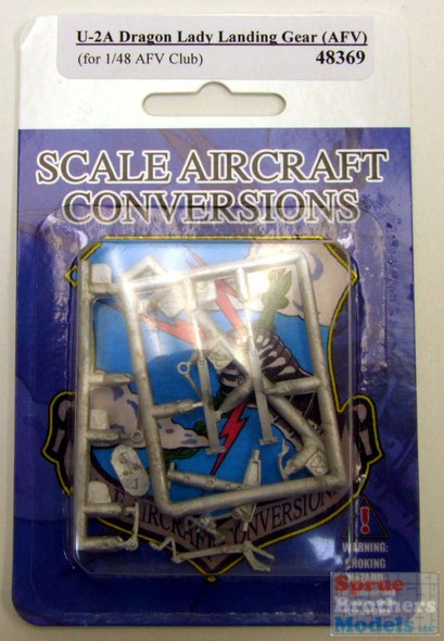 SAC48369 1:48 Scale Aircraft Conversions - U-2A Dragon Lady Landing Gear (AFV kit)