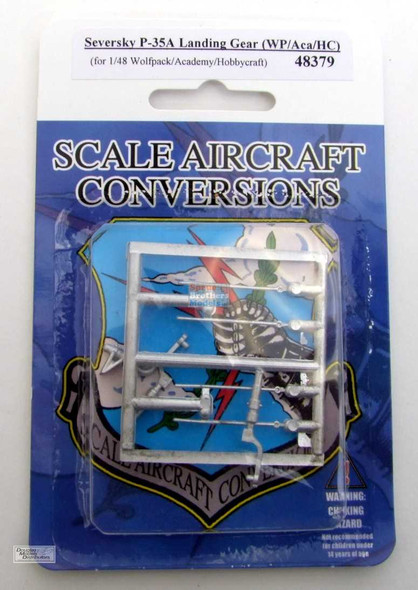 SAC48379 1:48 Scale Aircraft Conversions - Seversky P-35A Landing Gear (WPD/ACA/HBC kit)