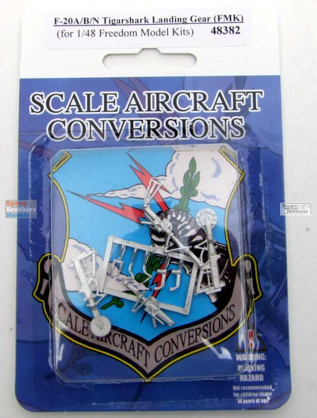 SAC48382 1:48 Scale Aircraft Conversions - F-20A F-20B F-20N Tigershark Landing Gear (FMK kit)