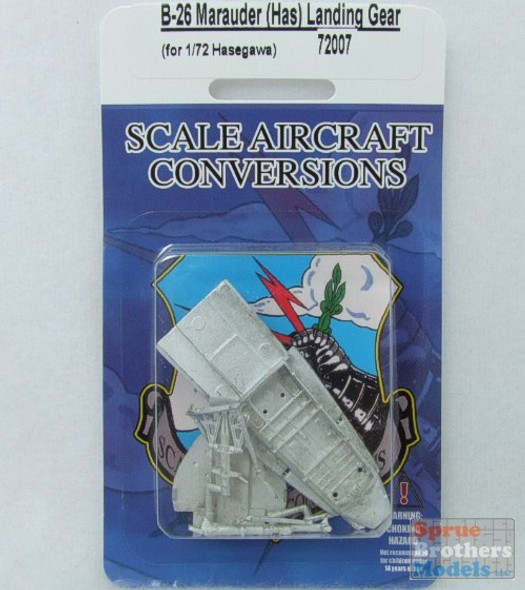 SAC72007 1:72 Scale Aircraft Conversions - B-26 Marauder Landing Gear Set (HAS kit) #72007