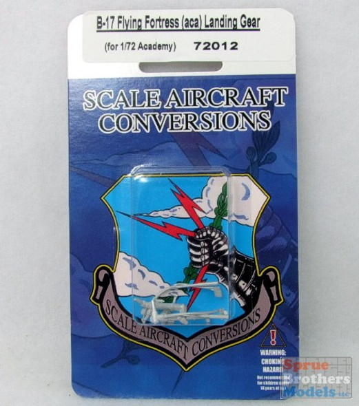 SAC72012 1:72 Scale Aircraft Conversions - B-17 Flying Fortress Landing Gear Set (ACA kit) #72012