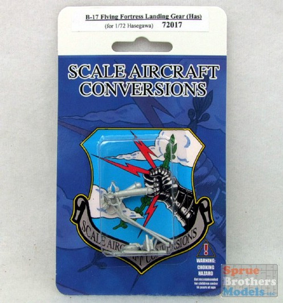 SAC72017 1:72 Scale Aircraft Conversions - B-17 Flying Fortress Landing Gear Set (HAS kit) #72017