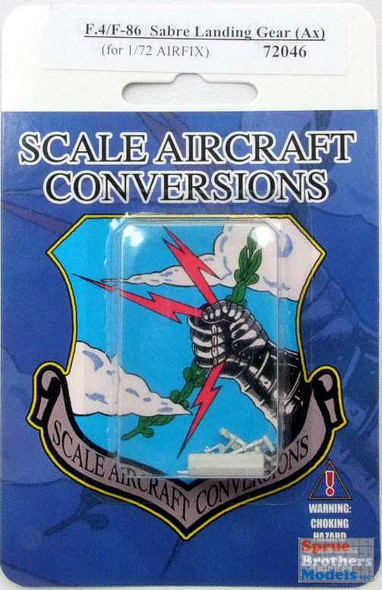 SAC72046 1:72 Scale Aircraft Conversions - F-86 / F.4 Sabre Landing Gear (AFX kit)