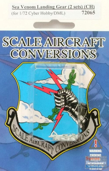 SAC72065 1:72 Scale Aircraft Conversions - Sea Venom Landing Gear Set (CHC kit)
