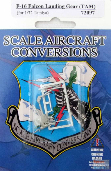 SAC72097 1:72 Scale Aircraft Conversions - F-16 Falcon Landing Gear Set (TAM kit)