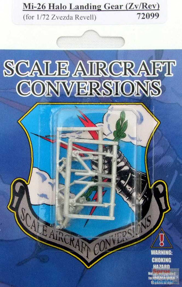 SAC72099 1:72 Scale Aircraft Conversions - Mi-26 Halo Landing Gear Set (ZVE/REV kit)