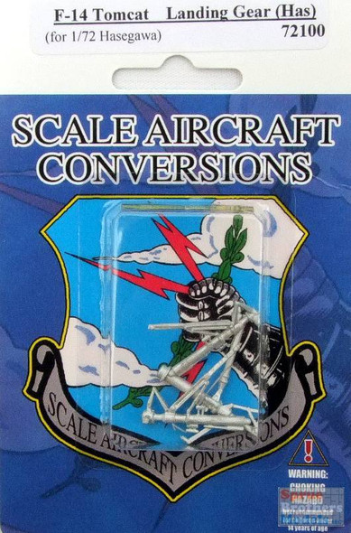 SAC72100 1:72 Scale Aircraft Conversions - F-14 Tomcat Landing Gear Set (HAS kit)