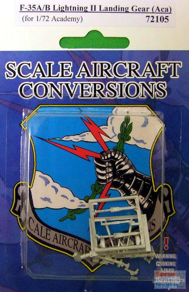 SAC72105 1:72 Scale Aircraft Conversions - F-35A F-35B Lightning II Landing Gear Set (ACA kit)