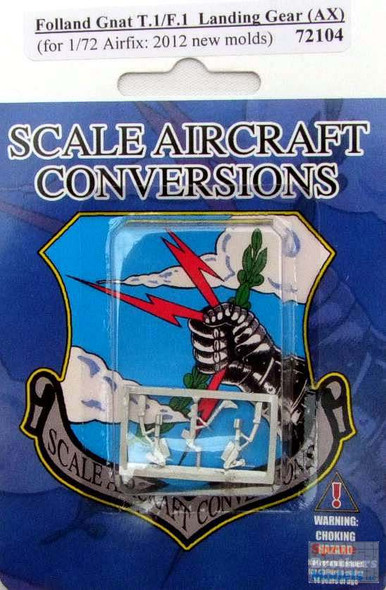 SAC72104 1:72 Scale Aircraft Conversions - Folland Gnat T.1/F.1 Landing Gear Set (AFX kit)