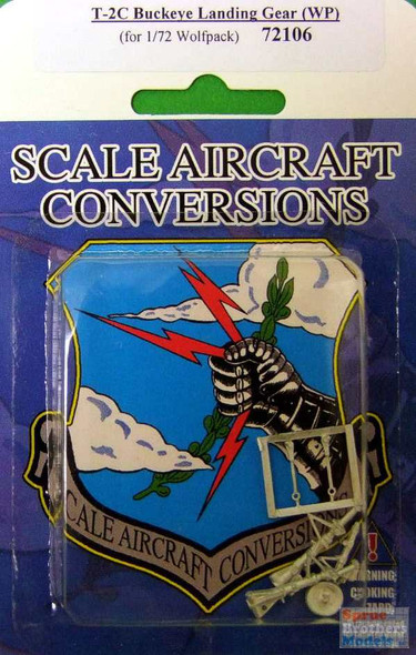 SAC72106 1:72 Scale Aircraft Conversions - T-2C Buckeye Landing Gear Set (WPD kit)