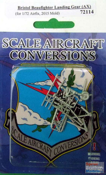 SAC72114 1:72 Scale Aircraft Conversions - Bristol Beaufighter Landing Gear Set (AFX kit)