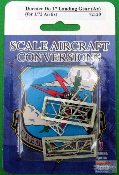 SAC72120 1:72 Scale Aircraft Conversions - Dornier Do 17 Landing Gear Set (AFX kit)