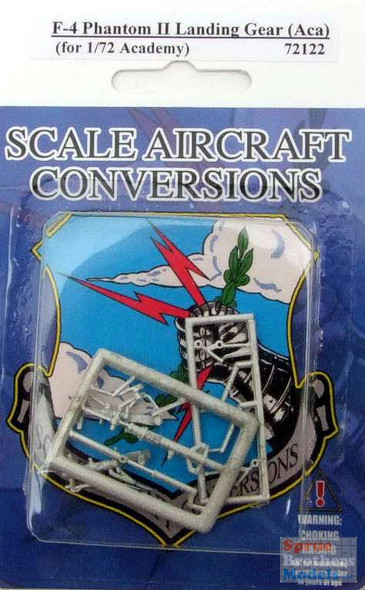 SAC72122 1:72 Scale Aircraft Conversions - F-4 Phantom II Landing Gear Set (ACA kit)