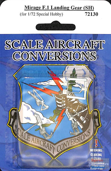 SAC72130 1:72 Scale Aircraft Conversions - Mirage F.1 Landing Gear (SPH kit)