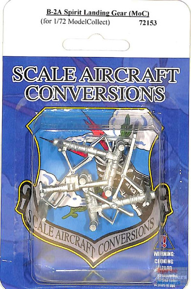 SAC72153 1:72 Scale Aircraft Conversions - B-2A Spirit Landing Gear (MOC kit)