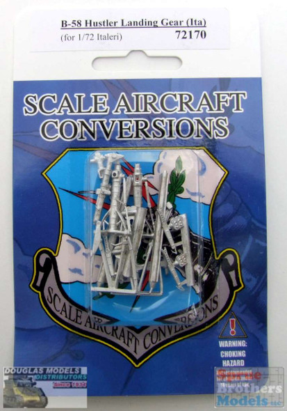 SAC72170 1:72 Scale Aircraft Conversions - B-58 Hustler Landing Gear (ITA kit)