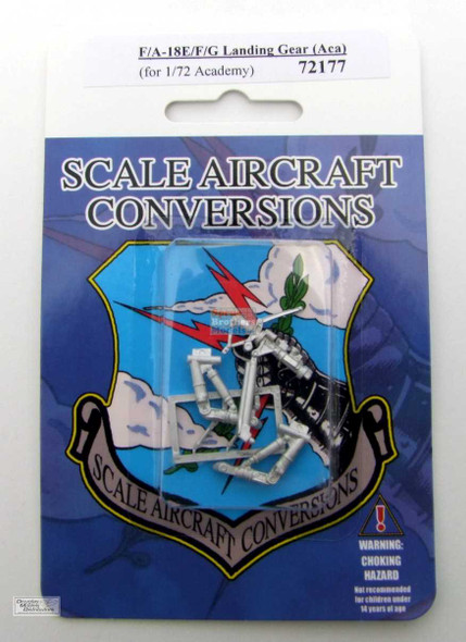 SAC72177 1:72 Scale Aircraft Conversions - F-18E F-18F Super Hornet EA-18G Growler Landing Gear Set (ACA kit)